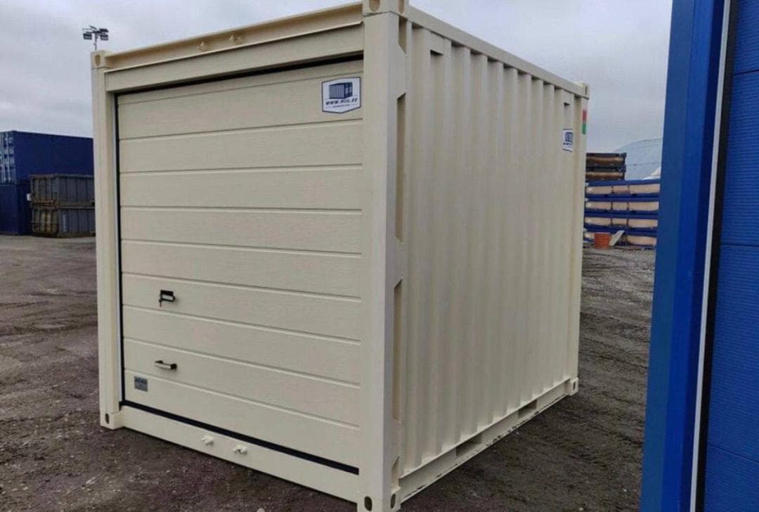 Conteneur neuf de 3 mètres avec porte sectionnelle 2