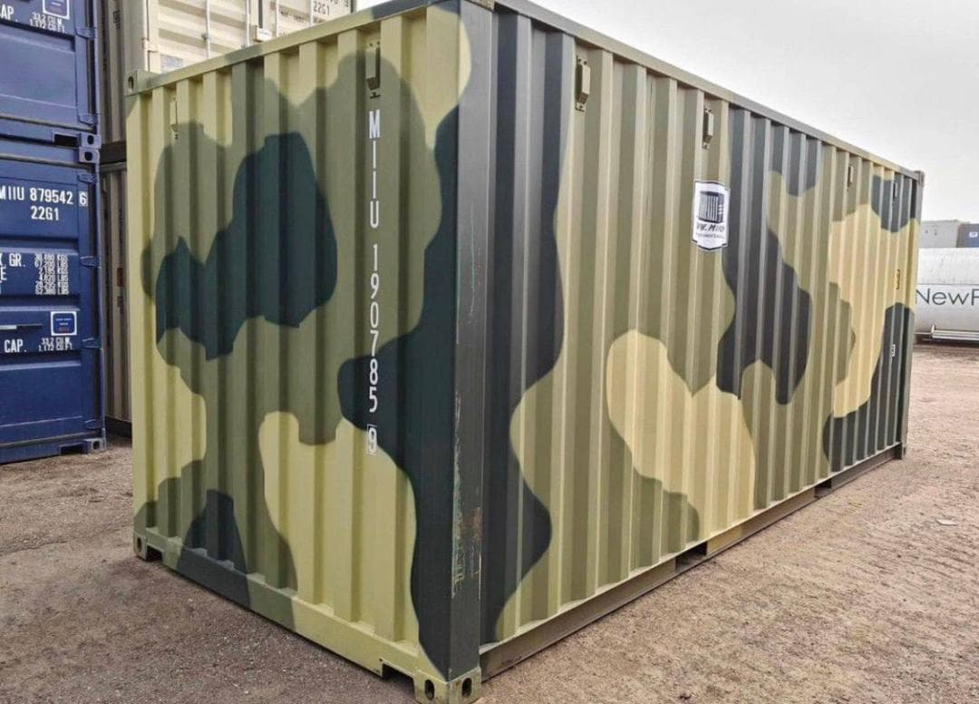 Conteneur de 20 pieds, nouveau camouflage militaire 5