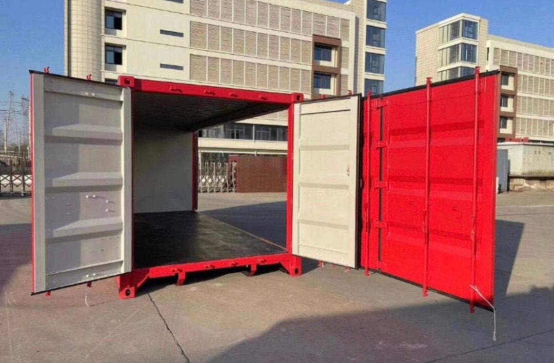 Nouveau conteneur rouge de 20 pieds à ouverture latérale 3