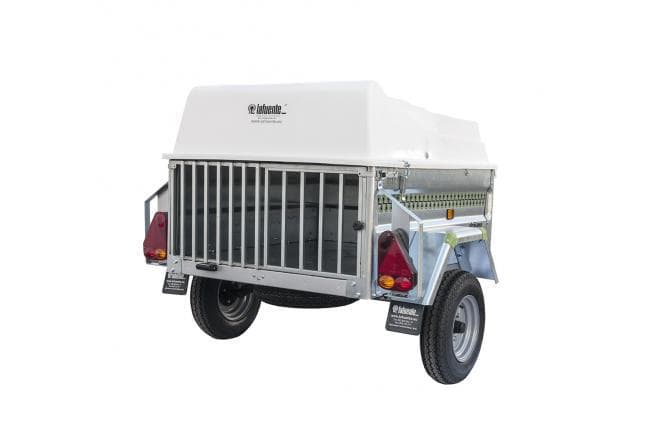 Remorque cargo Doñana avec couvercle métallique et porte coulissante, 1200 x 1020 x 440 mm | 300 kg 2