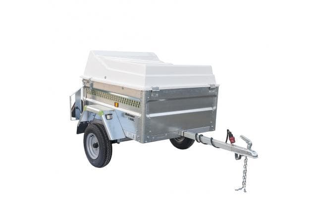 Remorque cargo Doñana avec couvercle métallique et porte coulissante, 1200 x 1020 x 440 mm | 300 kg 3