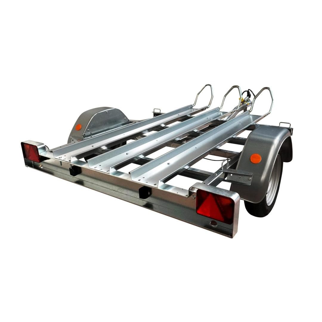 Remorque plateau porte-voiture surbaissé - Modèle Apex B 1